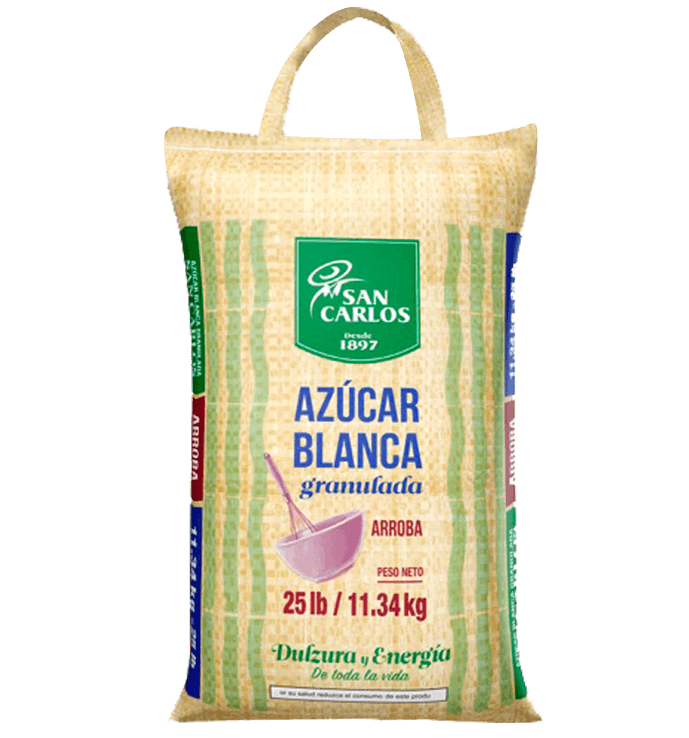 Azúcar Blanca San Carlos 25lb