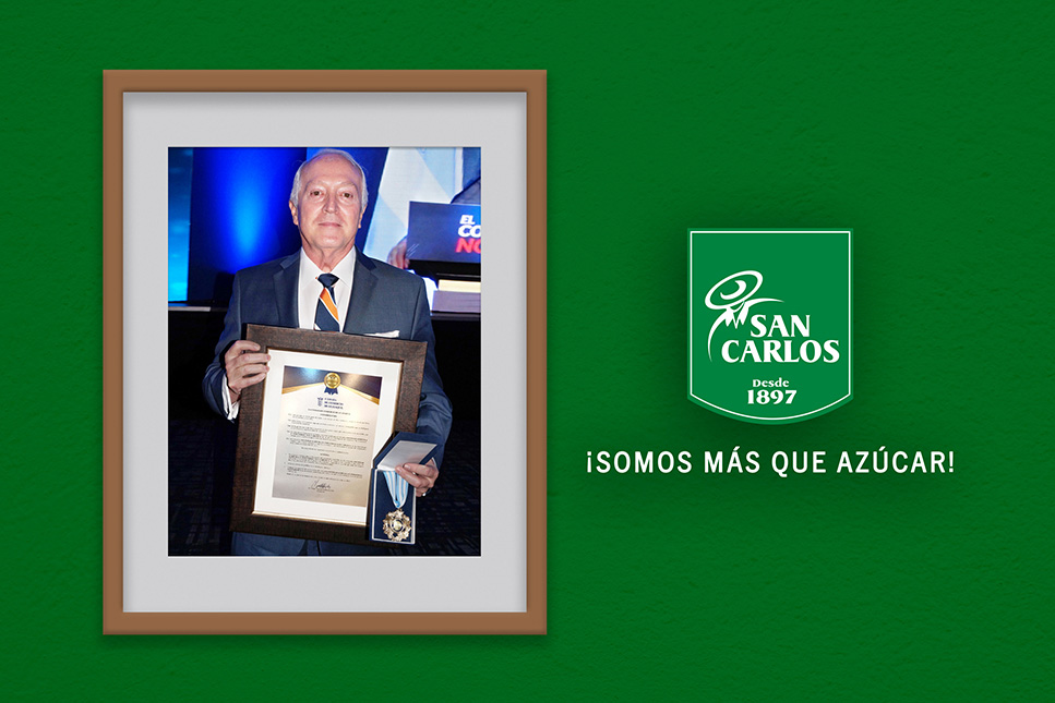 SAN CARLOS RECIBIÓ RECONOCIMIENTO POR SU TRAYECTORIA EMPRESARIAL