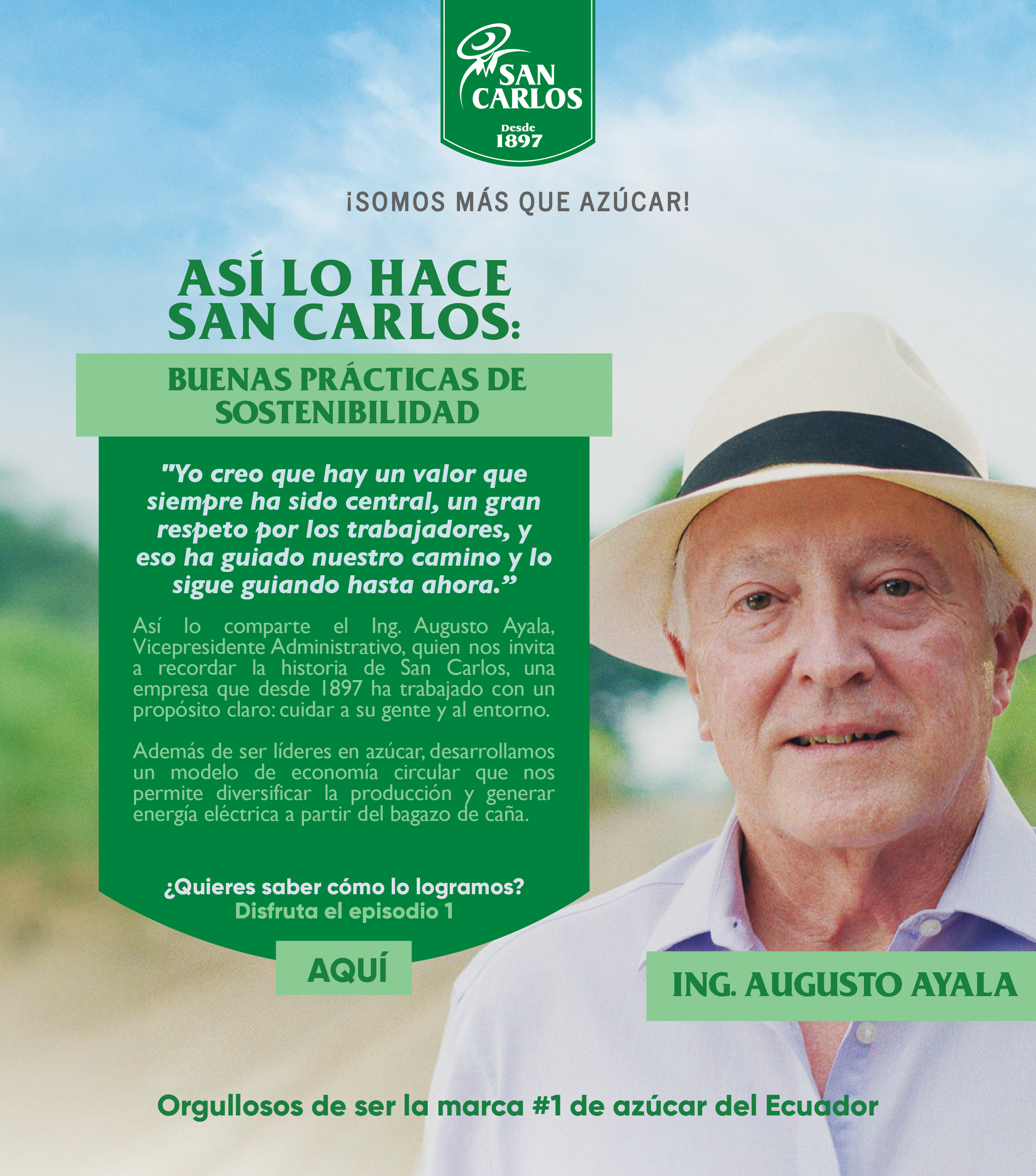 SAN CARLOS: 128 AÑOS DE SOSTENIBILIDAD QUE CONSTRUYEN DESARROLLO Y BIENESTAR EN ECUADOR